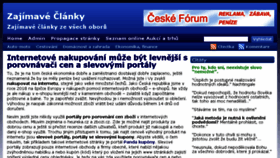 What Zajimave-clanky.info website looked like in 2018 (5 years ago)