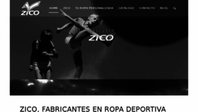 What Zico.es website looked like in 2018 (5 years ago)