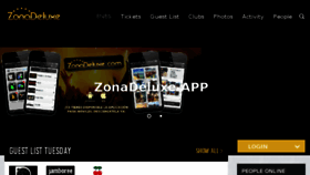What Zonadeluxe.com website looked like in 2018 (5 years ago)
