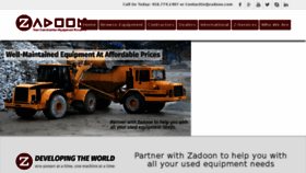 What Zadoon.com website looked like in 2018 (7 years ago)