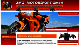 What Zmg-motorsport.com website looked like in 2018 (5 years ago)