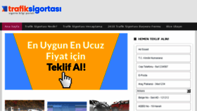 What Zorunlutrafiksigortasi.net website looked like in 2018 (7 years ago)