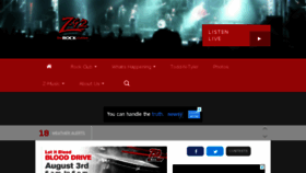 What Z92.com website looked like in 2018 (5 years ago)