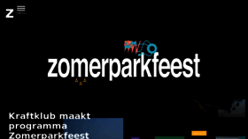 What Zomerparkfeest.nl website looked like in 2018 (5 years ago)