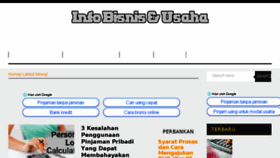What Zobisnis.com website looked like in 2018 (5 years ago)