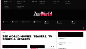 What Zeeworldmovies.com website looked like in 2018 (5 years ago)