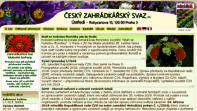 What Zahradkari.cz website looked like in 2018 (5 years ago)