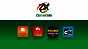 What Zonakids.com website looked like in 2018 (5 years ago)