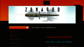 What Zona900.it website looked like in 2018 (5 years ago)