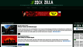 What Zockzilla.de website looked like in 2018 (5 years ago)