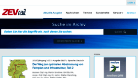 What Zevrail.de website looked like in 2018 (5 years ago)