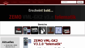 What Zemo.de website looked like in 2018 (7 years ago)