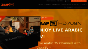 What Zaaptv.com website looked like in 2018 (5 years ago)