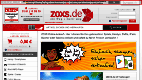 What Zoxs.de website looked like in 2018 (5 years ago)