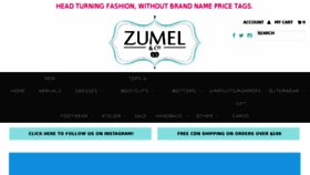 What Zumelandco.com website looked like in 2018 (5 years ago)