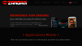 What Zanorg.com website looked like in 2018 (5 years ago)