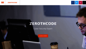 What Zerothcode.com website looked like in 2018 (7 years ago)