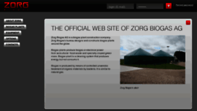 What Zorg-biogas.com website looked like in 2018 (5 years ago)