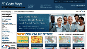 What Zipcodemaps.com website looked like in 2018 (5 years ago)