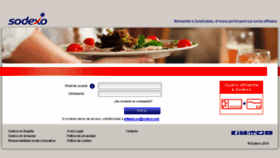 What Zonasodexo.es website looked like in 2018 (6 years ago)
