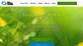 What Zoner.de website looked like in 2018 (5 years ago)