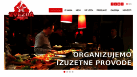 What Zvezdaloungebar.rs website looked like in 2018 (5 years ago)