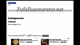 What Zufallsgenerator.net website looked like in 2018 (5 years ago)