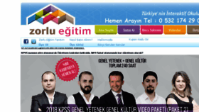 What Zorluegitim.com website looked like in 2018 (5 years ago)