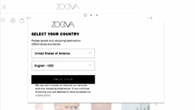 What Zoeva.de website looked like in 2018 (5 years ago)