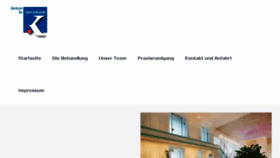 What Zahnheilkunde-senden.de website looked like in 2018 (5 years ago)