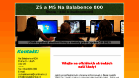 What Zsbalabenka.cz website looked like in 2018 (5 years ago)
