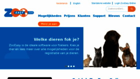 What Zooeasy.nl website looked like in 2018 (5 years ago)