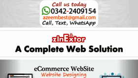 What Zinextor.com website looked like in 2018 (5 years ago)