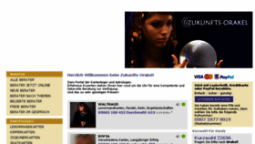 What Zukunfts-orakel.de website looked like in 2018 (6 years ago)