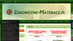 What Zdrowotne-materace.pl website looked like in 2018 (5 years ago)