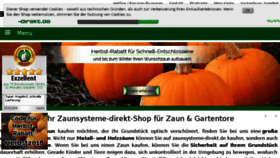 What Zaunsysteme-direkt.de website looked like in 2018 (5 years ago)