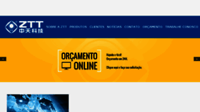 What Zttcable.com.br website looked like in 2018 (5 years ago)