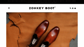 What Zonkeyboot.com website looked like in 2018 (5 years ago)