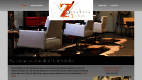 What Zonolitehairstudio.com website looked like in 2018 (5 years ago)