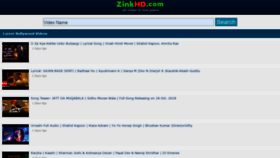 What Zinkhd.com website looked like in 2018 (5 years ago)