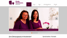 What Zahnarzt-hunderdorf.de website looked like in 2018 (5 years ago)