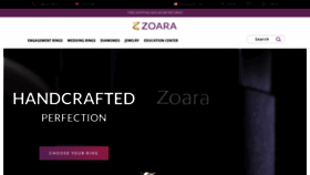 What Zoara.com website looked like in 2018 (5 years ago)