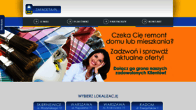What Zafaceta.pl website looked like in 2018 (5 years ago)