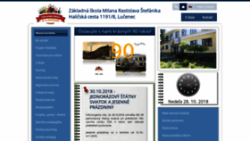 What Zsstefanikalc.edupage.org website looked like in 2018 (5 years ago)