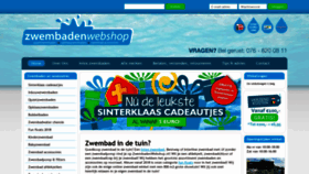 What Zwembadenwebshop.nl website looked like in 2018 (7 years ago)
