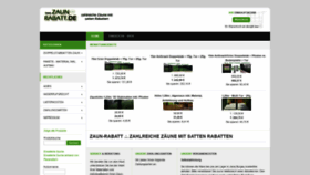 What Zaun-rabatt.de website looked like in 2018 (5 years ago)