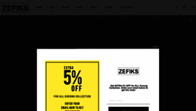 What Zefiks.com website looked like in 2018 (5 years ago)