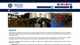 What Zebarschool.com website looked like in 2018 (5 years ago)