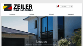 What Zeiler-bau.de website looked like in 2018 (5 years ago)