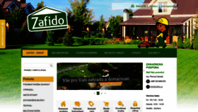 What Zafido-eshop.cz website looked like in 2018 (5 years ago)